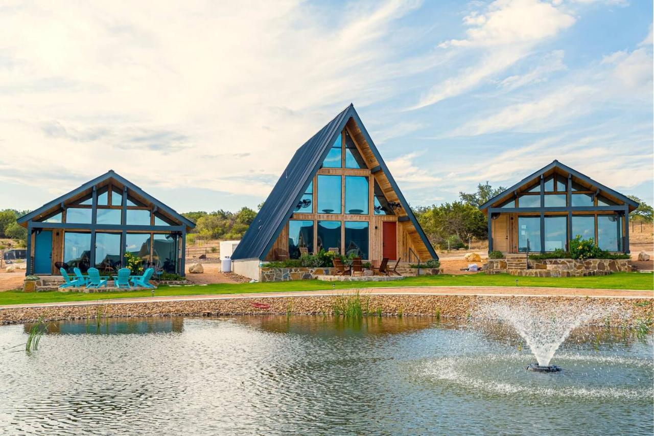 Gruene Daze Chalet - Stylish Aframe - Escape The Ordinary New Braunfels Exterior foto